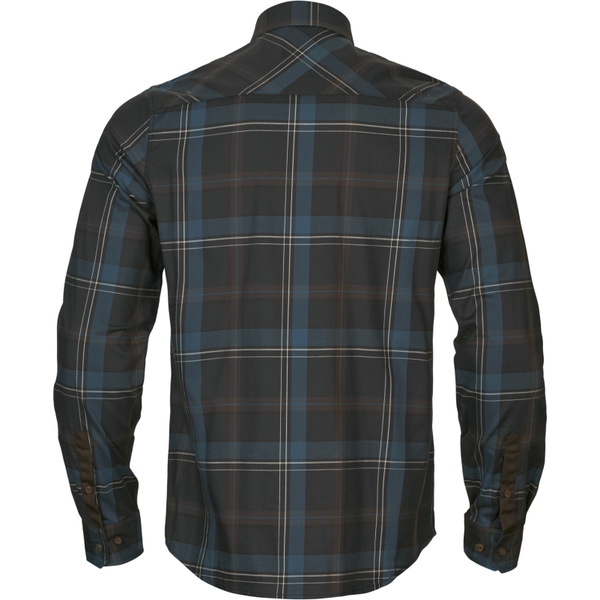 2025 Harkila Herren Anker Lang Ärmel Shirt 101635001 - Dark Navy